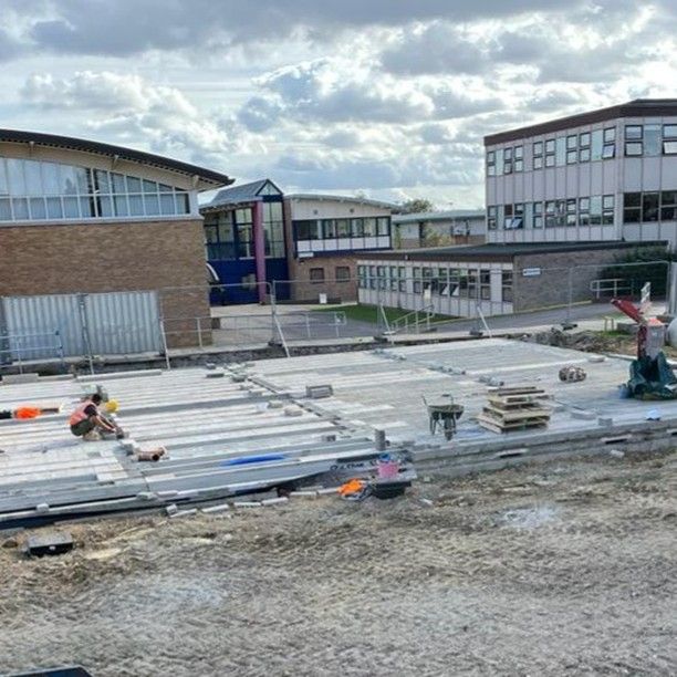 All hands on deck this week for the installation of a block and beam floor as part of the construction of a new external classroom block at this school in Brentwood.
Call us for a free quote:
Tel: 01376 570956/ 07825635811
Email: info@jsrlimited.co.uk
Web: www.jsrlimited.co.uk
#construction #school #groundworks